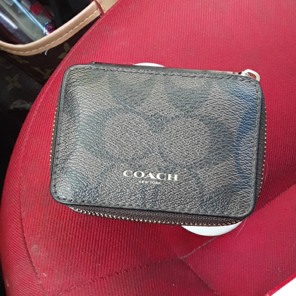 Coach pill pouch